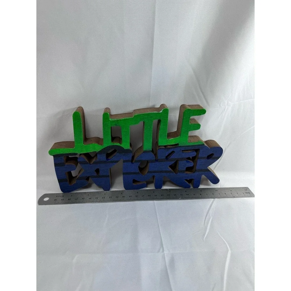 Little Explorer Wood Sign‎ Nursery Decor Baby Room Wall Art